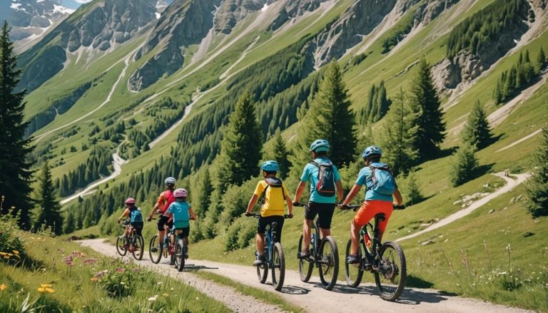 Les circuits de VTT en famille à Tignes : une activité sportive et ludique pour petits et grands