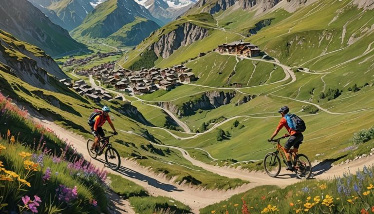 Découvrir la culture locale à Tignes à travers des randonnées VTT